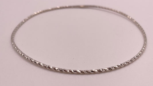 Diamond Cut Bangle